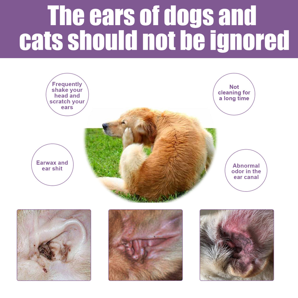 Pet  - Cats And Dogs Ear Cleaner Earwax Wash Drops