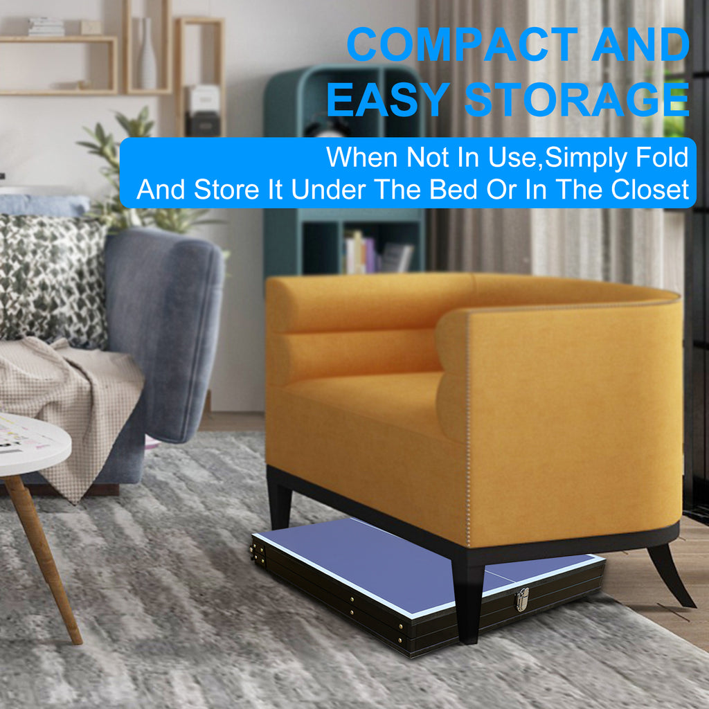 Folding Portable Table Tennis Table Set