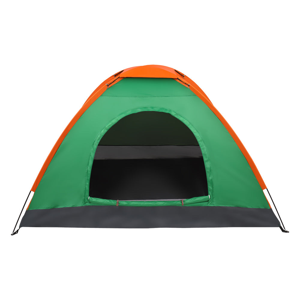 Double Layered Orange Green Tent
