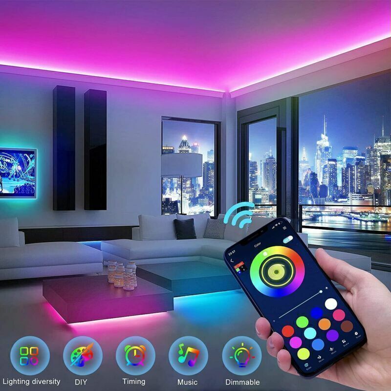 BRAND NEW 5050 RGB LED Strip Bluetooth Remote