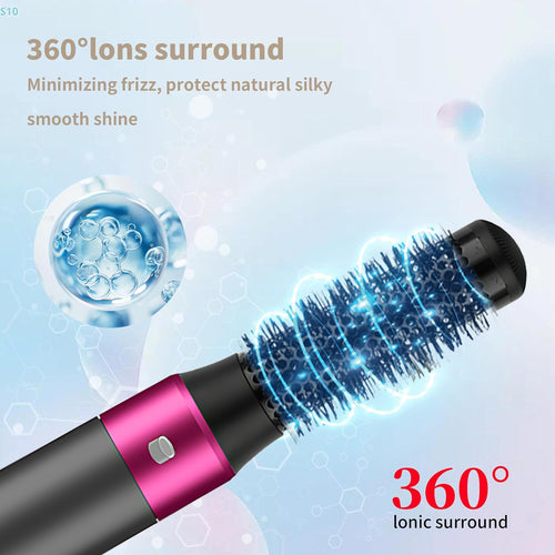 5 In 1 Hair Dryer  For Drying, Straightening, Volumizing, Curling And Styling Hair