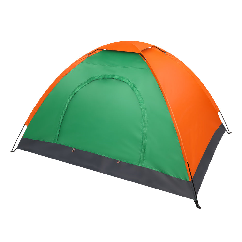 Double Layered Orange Green Tent