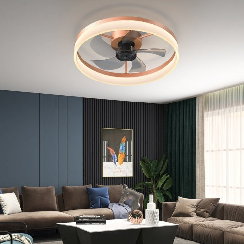 Ceiling Fan With Light Dimmable LED